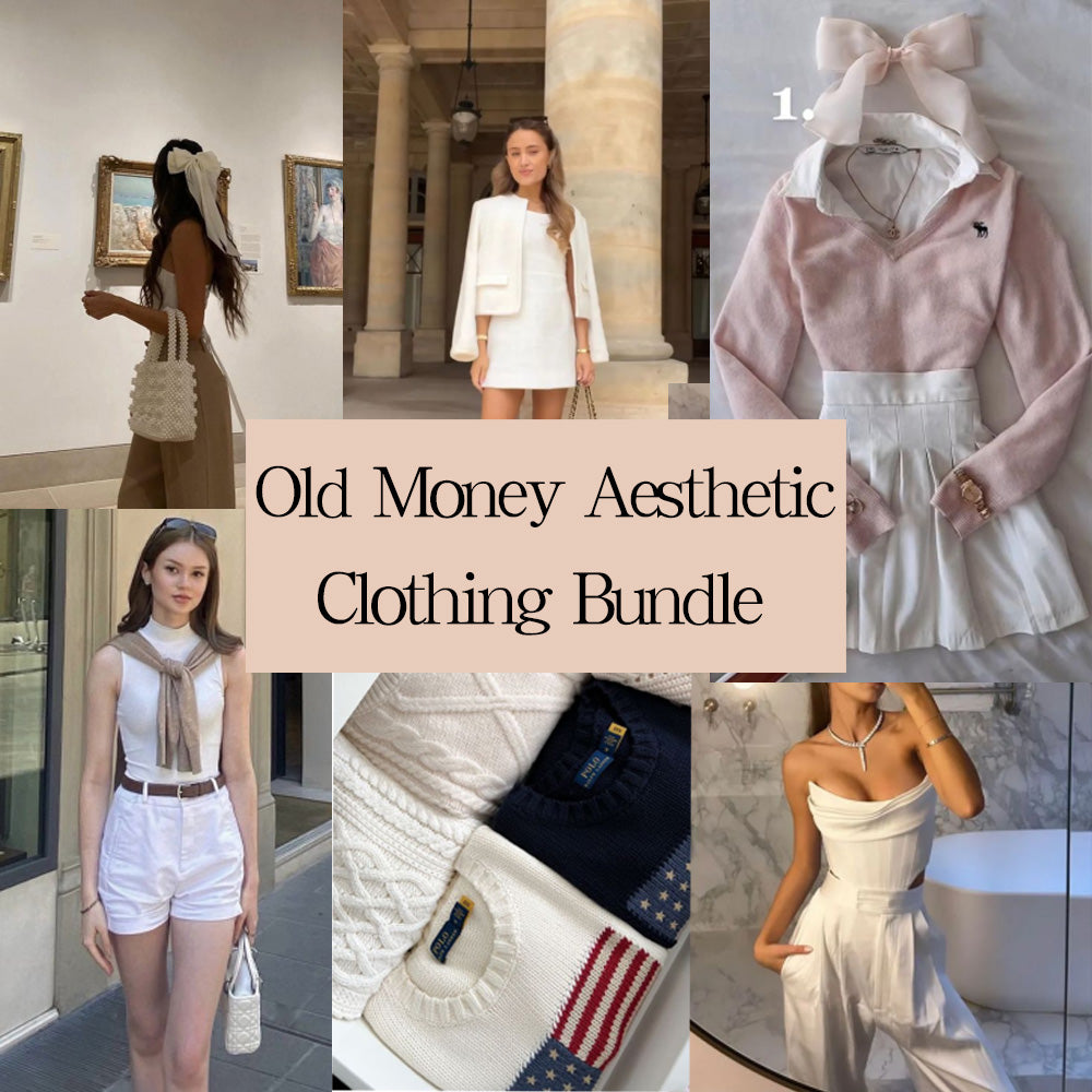 Old Money Aesthetic Clothing Bundle | Rainbow Aesthetic