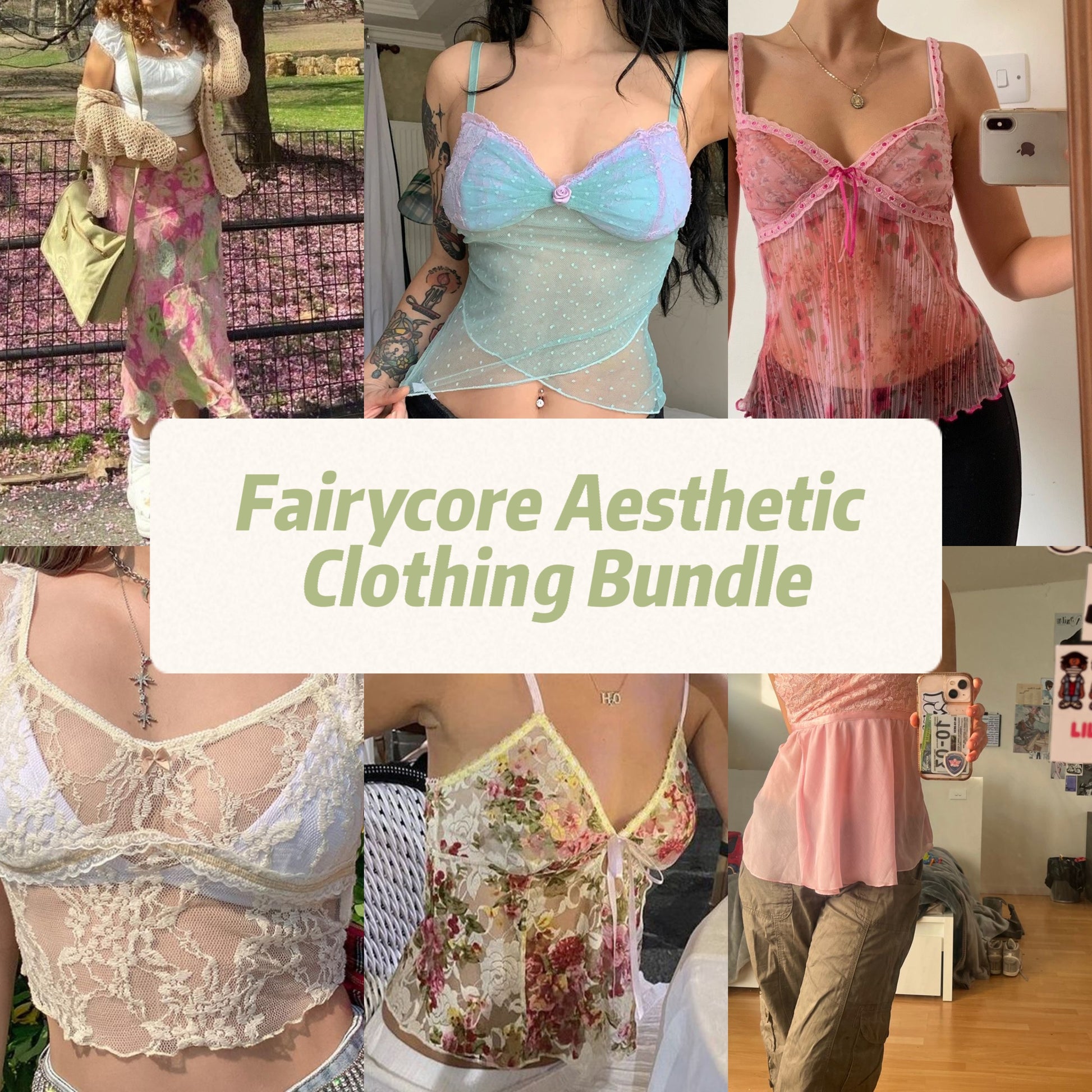 Fairycore Aesthetic Clothing Bundle | Rainbow Aesthetic