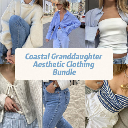 Coastal Granddaughter Aesthetic Clothing Bundle | Rainbow Aesthetic