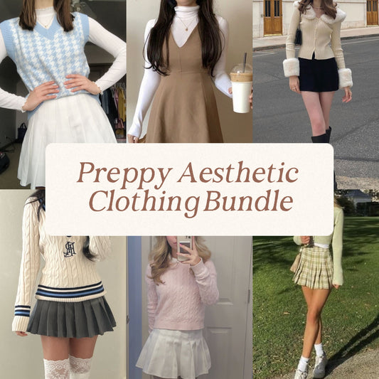 Preppy Aesthetic Clothing Bundle | Rainbow Aesthetic