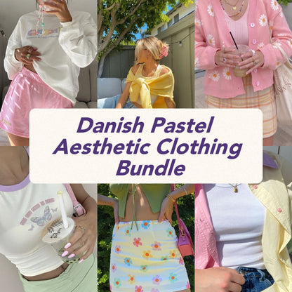 Danish Pastel Aesthetic Clothing Bundle | Rainbow Aesthetic