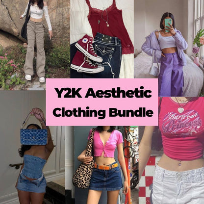 Y2K Aesthetic Clothing Bundle | Rainbow Aesthetic