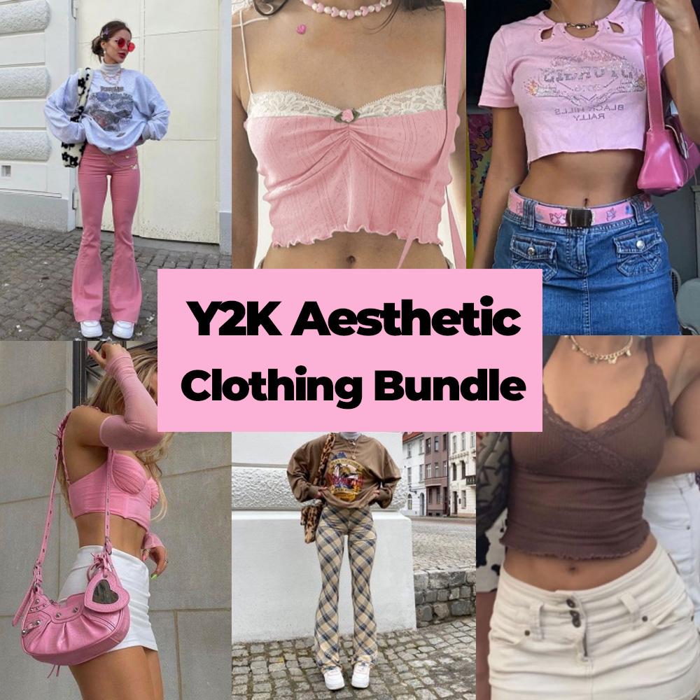 Y2K Aesthetic Clothing Bundle | Rainbow Aesthetic