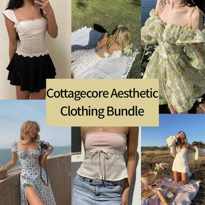 Cottagecore Aesthetic Clothing Bundle | Rainbow Aesthetic
