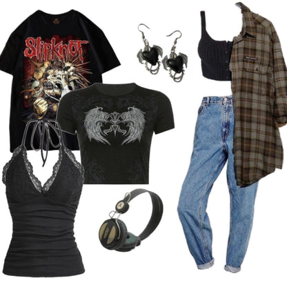 Grunge Aesthetic Clothing Bundle | Rainbow Aesthetic