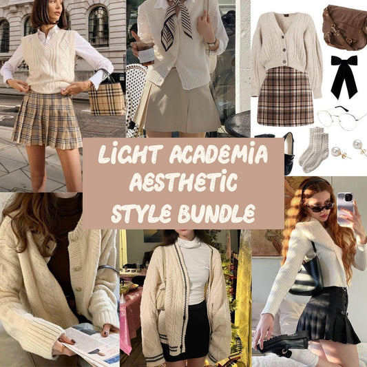 Light Academia Aesthetic Style Bundle