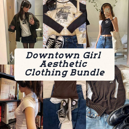 Downtown Girl Aesthetic Clothing Bundle