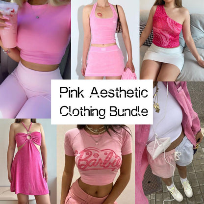 Pink Aesthetic Clothing Bundle | Rainbow Aesthetic