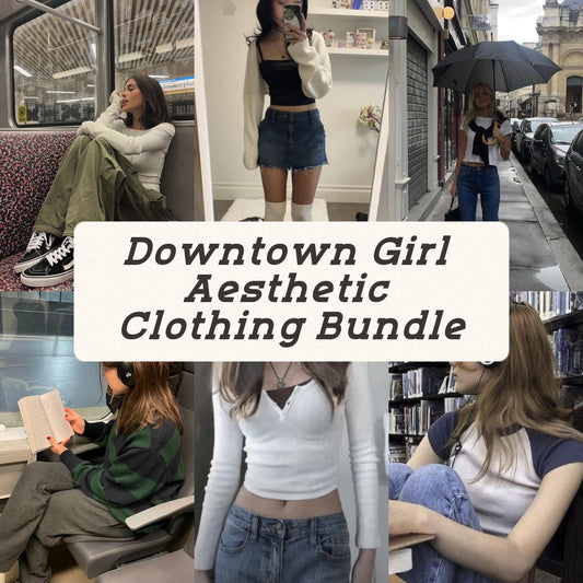 Downtown Girl Aesthetic Clothing Bundle