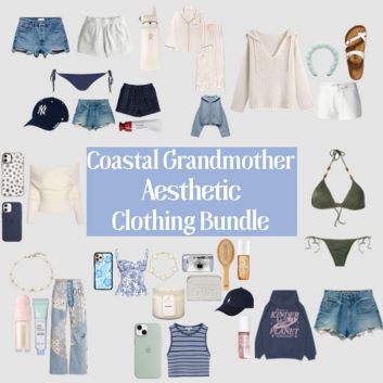 Coastal Grandmother Aesthetic Clothing Bundle | Rainbow Aesthetic