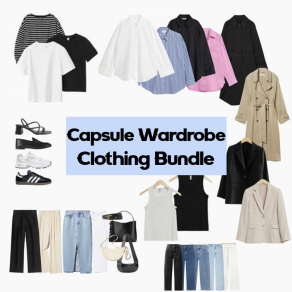 Capsule Wardrobe Clothing Bundle | Rainbow Aesthetic