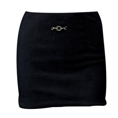 Y2K Solid Low Waist Mini Skirt | Rainbow Aesthetic