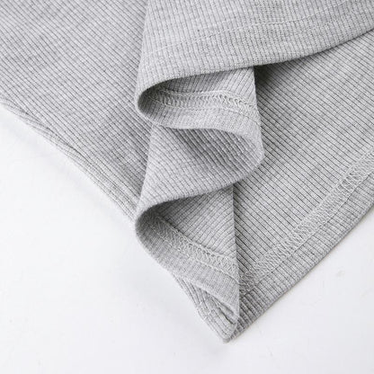 Y2K Solid Lace Tie Front Cami Top Gray